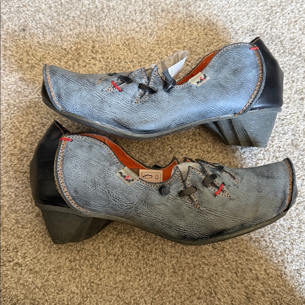 Stylish Blue Wedges for Women - Picture 2 of 2